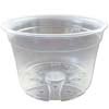 Crystal Clear Plastic Pot - 9"